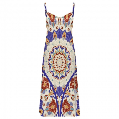 Women's Strappy Slit Dress