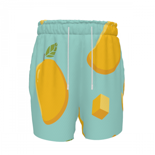 Kids' Drawstring Beach Shorts with Side Pockets