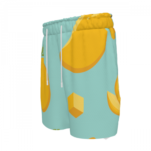 Kids' Drawstring Beach Shorts with Side Pockets