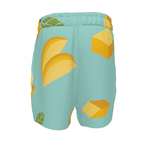Kids' Drawstring Beach Shorts with Side Pockets