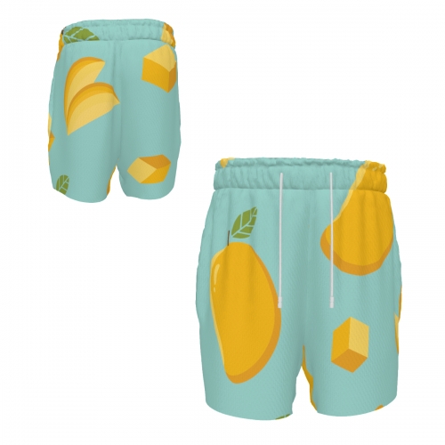 Kids' Drawstring Beach Shorts with Side Pockets