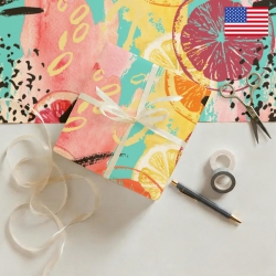 Gift Wrapping Paper-Kraft Paper 58" x 22" (2 Rolls) | Ships from USA