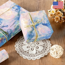 Gift Wrapping Paper-Kraft Paper 58" x 22" (3 Rolls) | Ships from USA