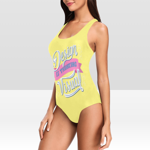 Custom Women's One Piece Swimsuit  S04