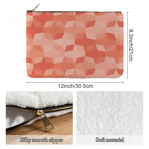 Custom Flannel Zipper Bag
