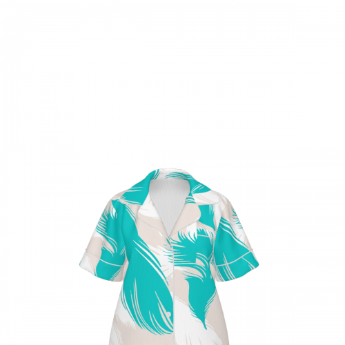 Women's Collared Short Sleeve Pajama Set