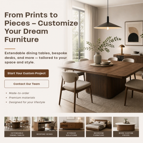 Custom Extendable Dining Table