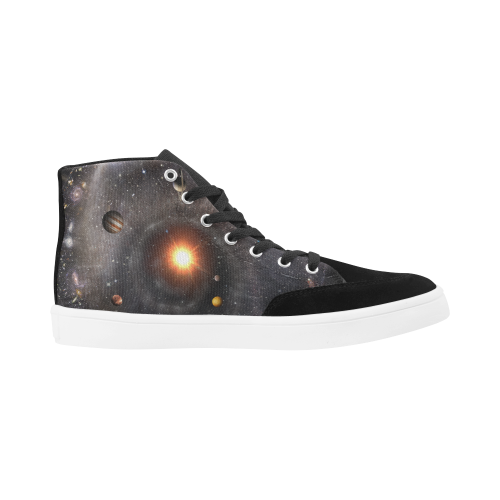 high top canvas boots