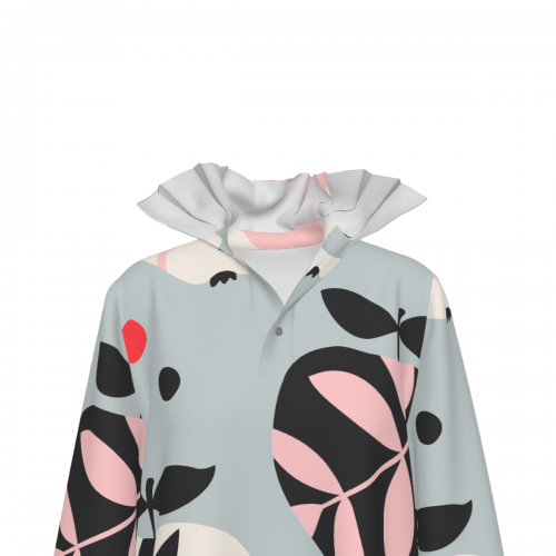 Women's Button-Down Ruffle Collar Shirts