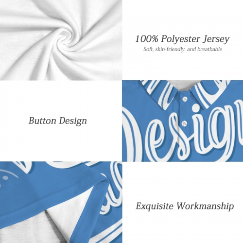 All Over Print Men's Button Polo Shirt （Model T89）