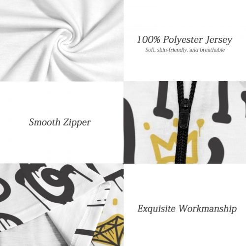 Custom Women's Zipper Polo Shirt ( Model T88 )