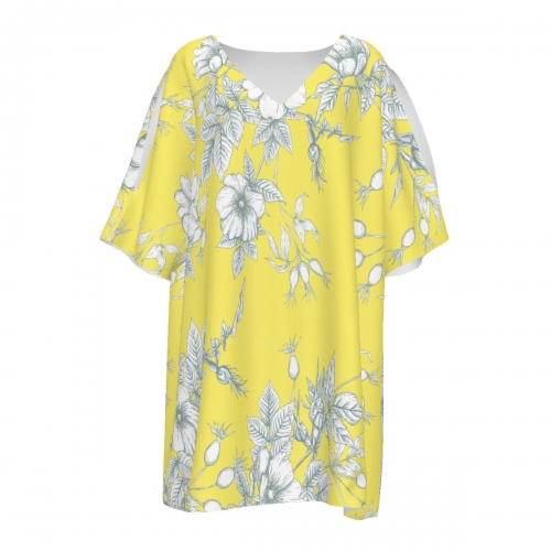 Women's V-Neck Long-Sleeve Shirt