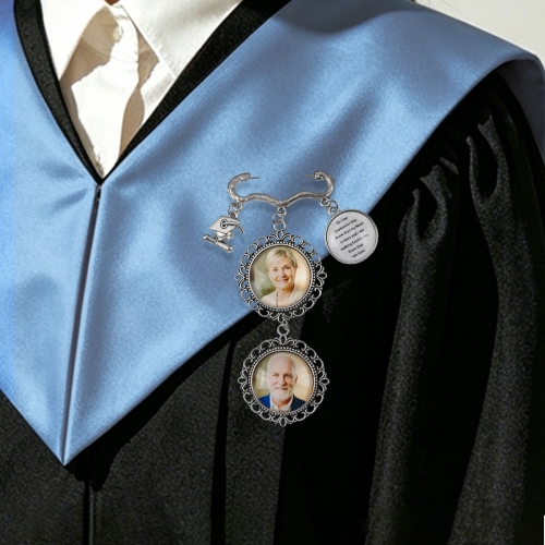 Personalized Graduation Photo Pin（Three Images）