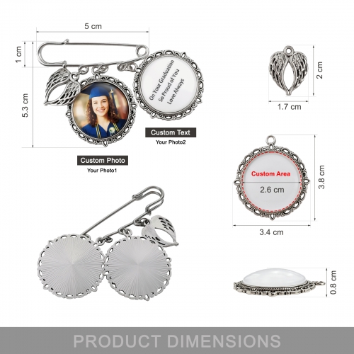Personalized Lapel Pin（Two Images）