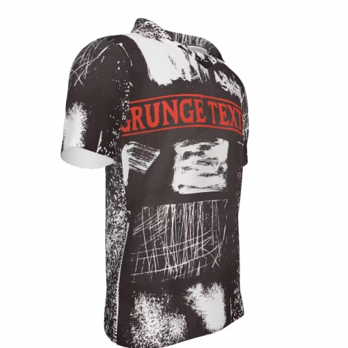 Men's Lapel V-Neck Short Sleeve T-Shirt
