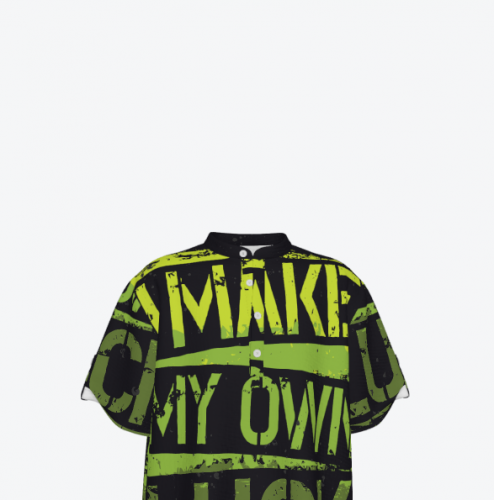 Men's Short Sleeve Button-Down Shirt