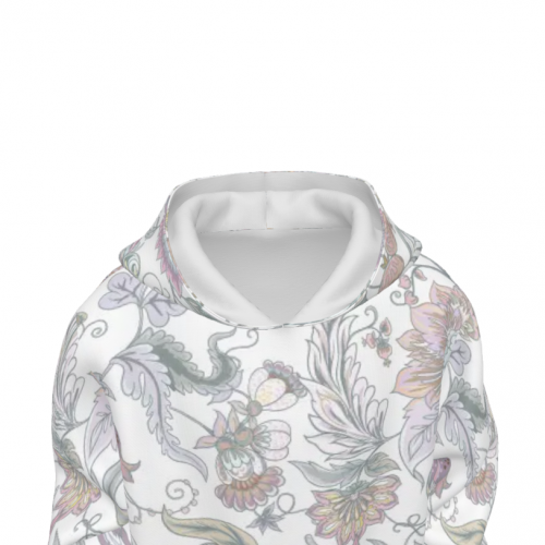 Children's Long Sleeve Hoodie with Double Hood and Side Pockets