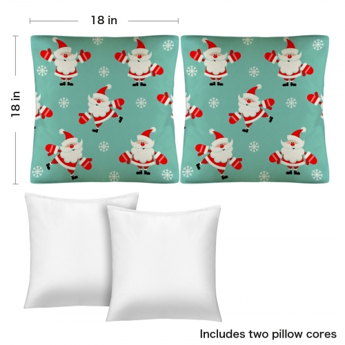 Linen Pillow 18" x 18"  (Set of 2) | Ships from USA