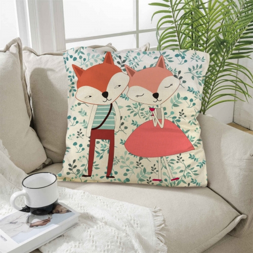 Linen Pillow 18" x 18" (Set of 4) | Ships from USA