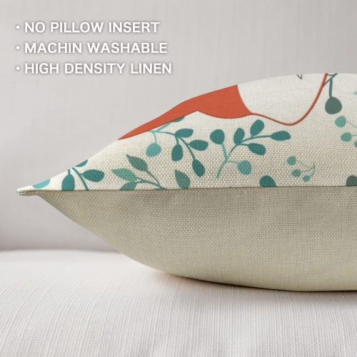 Linen Pillow 18" x 18" (Set of 4) | Ships from USA