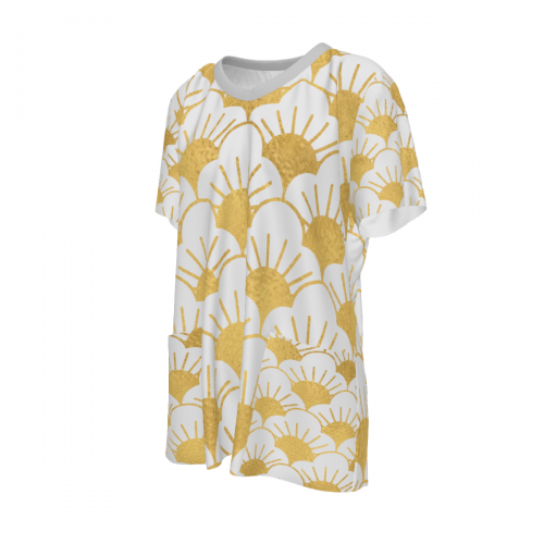 Women's V-Neck Short Sleeve Shirt with Pockets