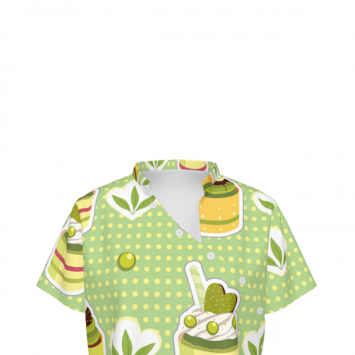 Women's Asymmetrical V-Neck T-Shirt with Buttons