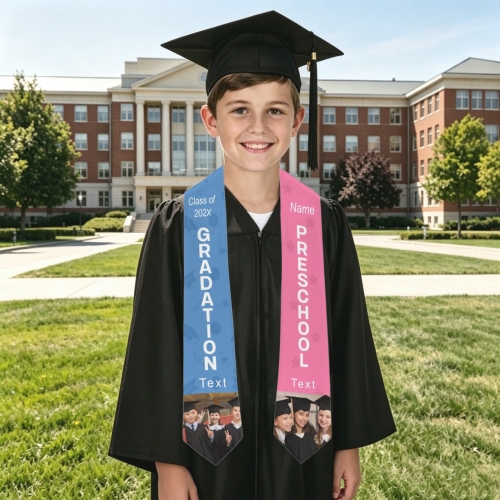 Kids' Graduation Stole 4.3" × 50.5"  | Ships from USA