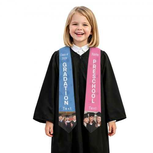 Kids' Graduation Stole 4.3" × 50.5"  | Ships from USA