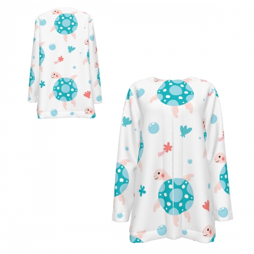 Women’s Round Neck Placket Top