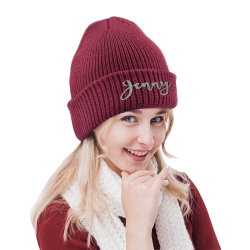 Custom Embroidered Knitted Hat | Ships from USA