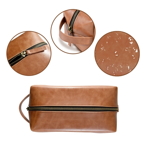 Custom Embroidered PU Toiletry Bag | Ships from USA