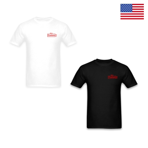 Custom Embroidered Unisex T-shirt | Ships from USA
