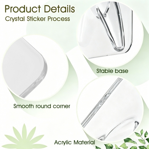 Acrylic Photo Frame Vase | Ships from USA