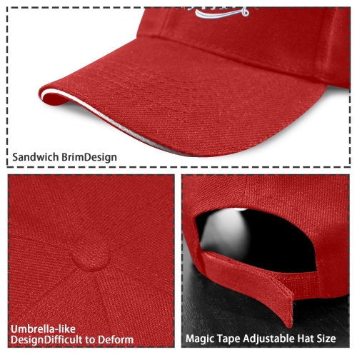 Custom Sandwich Peak Cap | Ships from USA