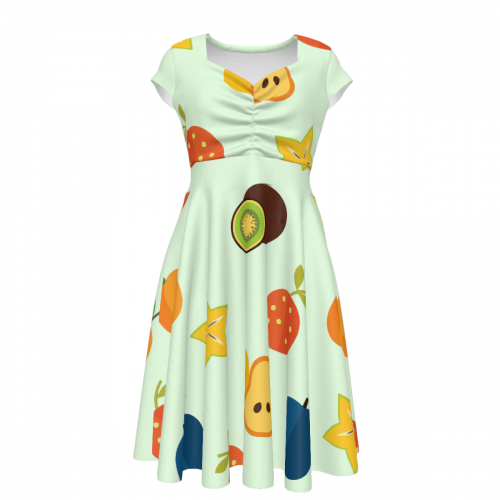 Women's Ruched Sweetheart Dress