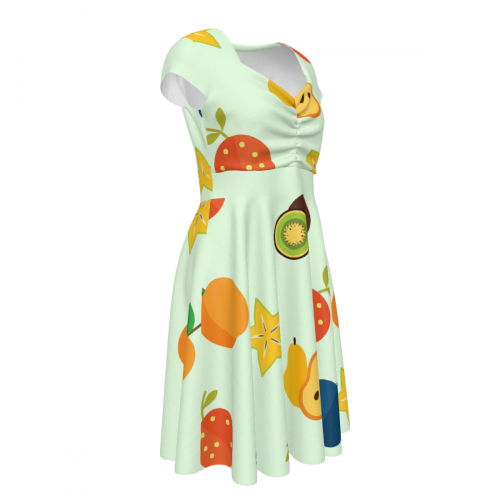 Women's Ruched Sweetheart Dress