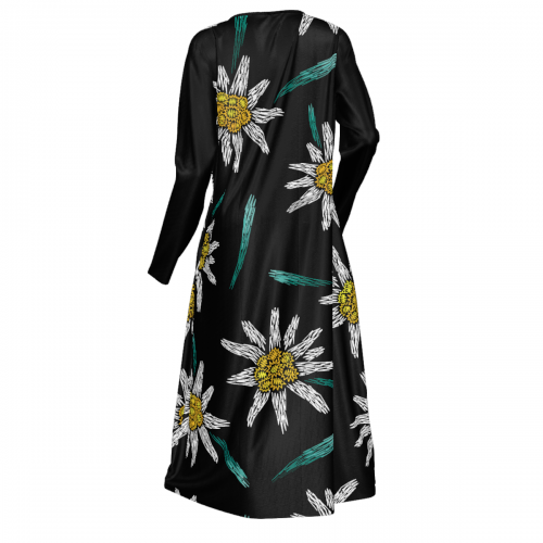 Women's Long Sleeve Dress with Pockets