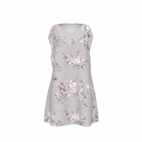Women's Sleeveless A-Line Dress with Pockets
