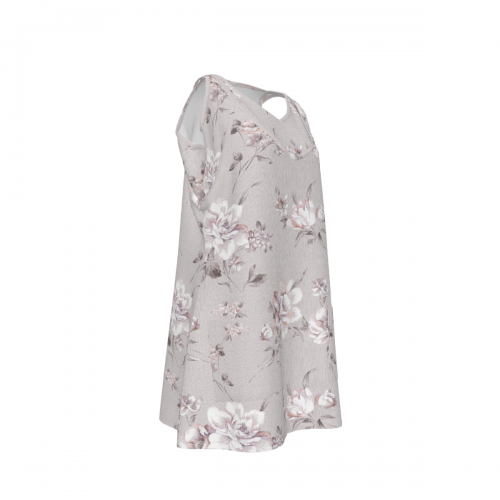 Women's Sleeveless A-Line Dress with Pockets