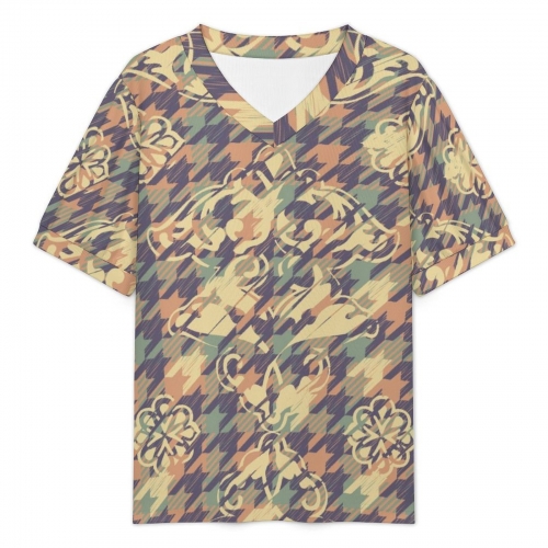 Women's V-Neck Puff-Sleeve T-Shirt
