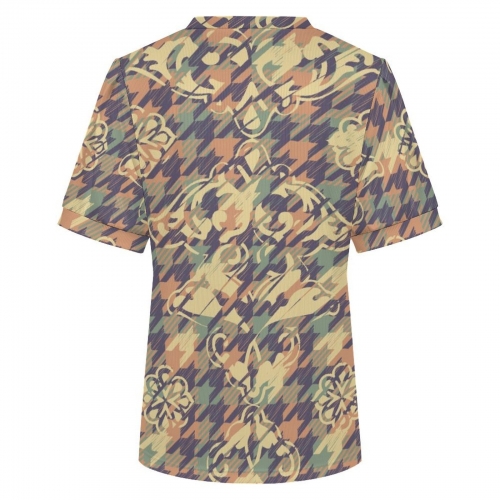Women's V-Neck Puff-Sleeve T-Shirt