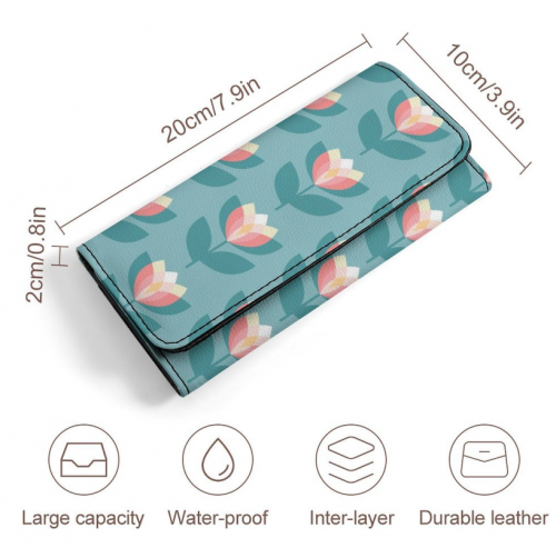 Custom Long Tri-fold Wallet