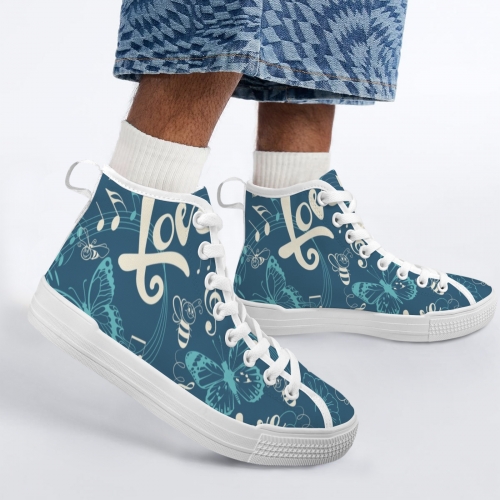 Men's New Vancouver High Top Canvas Shoes