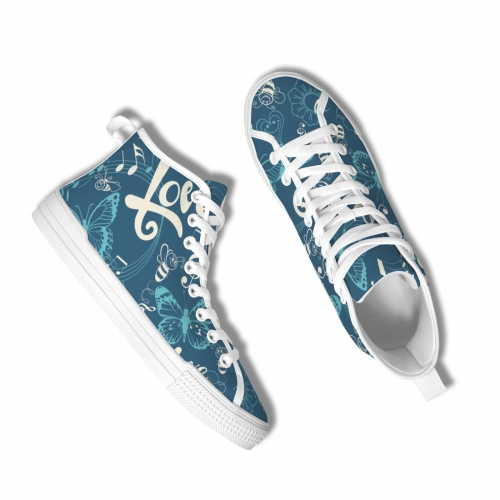 Men's New Vancouver High Top Canvas Shoes