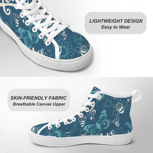 Men's New Vancouver High Top Canvas Shoes