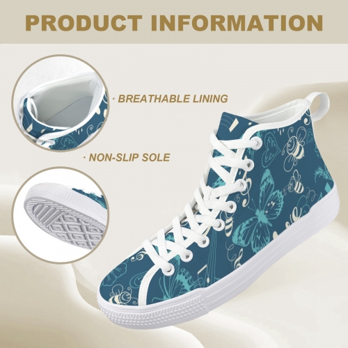 Men's New Vancouver High Top Canvas Shoes