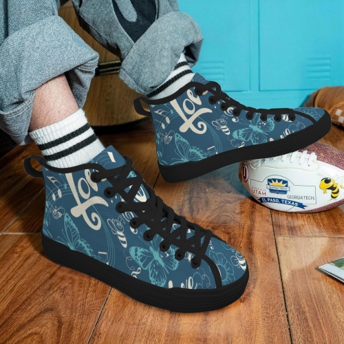 Men's New Vancouver High Top Canvas Shoes