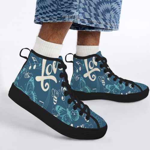 Men's New Vancouver High Top Canvas Shoes
