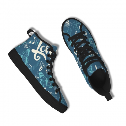 Men's New Vancouver High Top Canvas Shoes