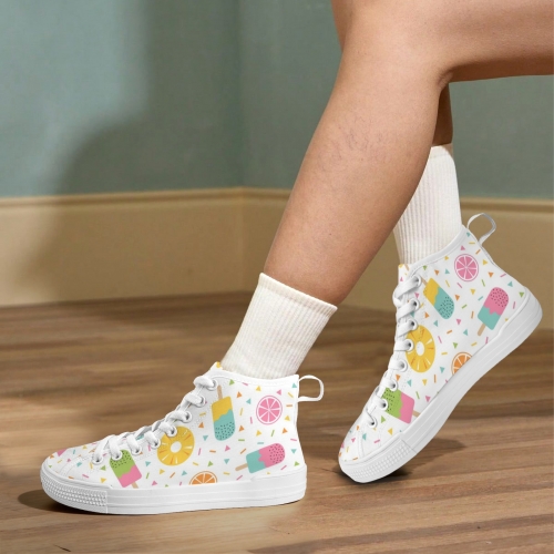 Women's New Vancouver High Top Canvas Shoes
